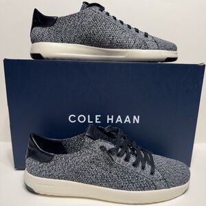Cole Haan Men's Knit Black and White New Sneakers